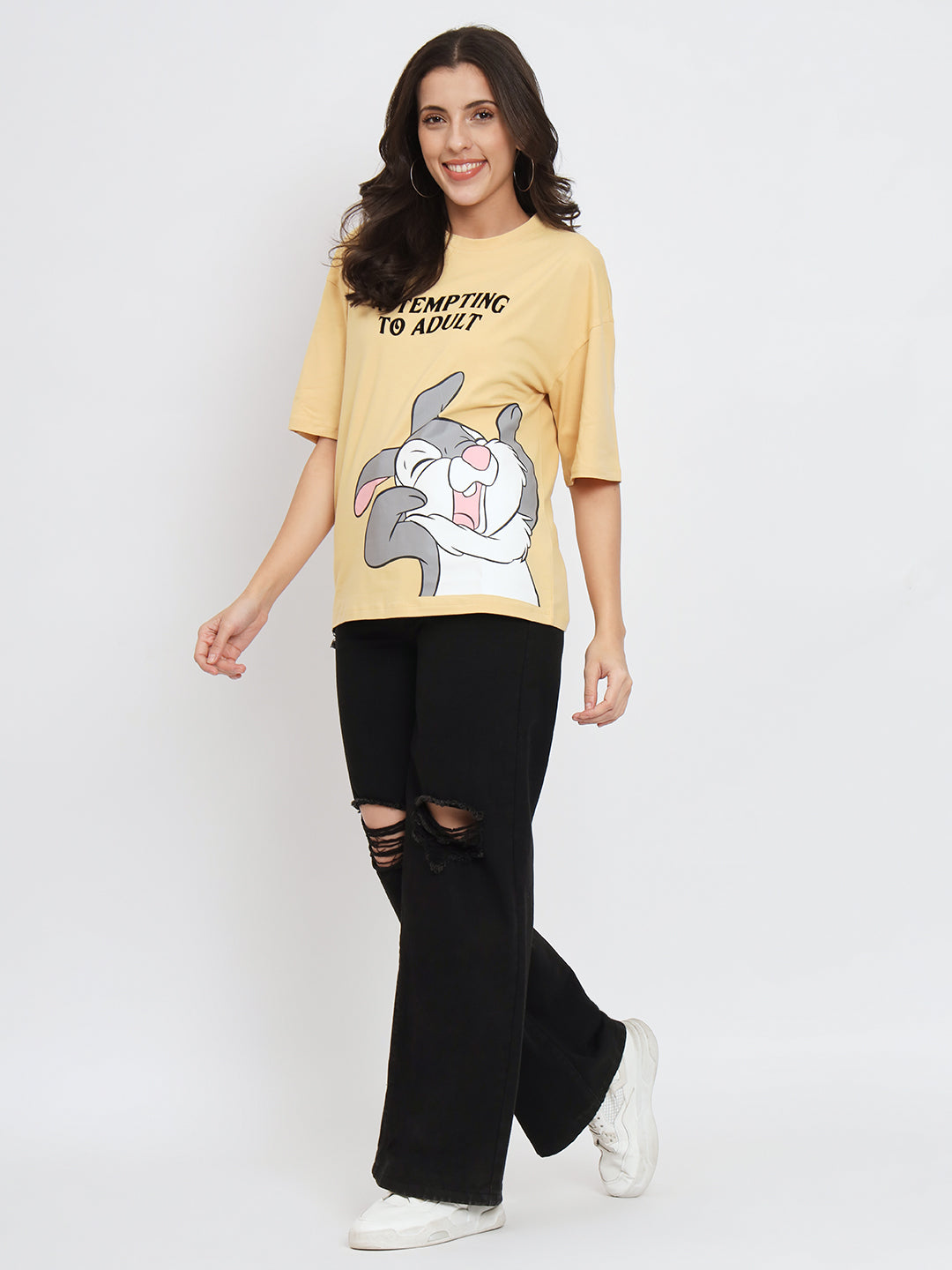 Bunny Bliss Oversized Tee