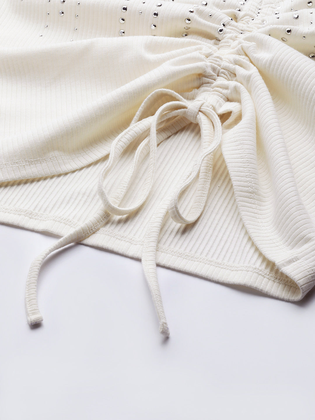 Starlight Shimmer Ruched Top