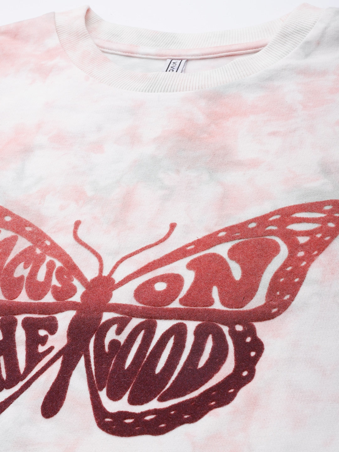 Butterfly Bliss Tie-Dye Positive Tee
